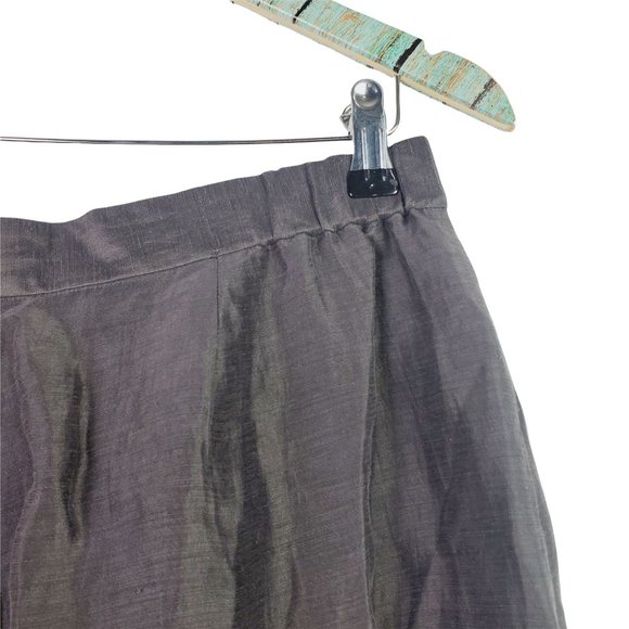 Eileen Fisher Mussel Fly-Frnt Crop Pant Sz M - Picture 5 of 10